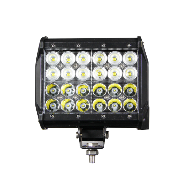 6.4 Inch 72W Quad Row Cree LED Light Bar